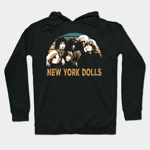 Raw Energy New York Dolls Live Performances Hoodie by ElenaBerryDesigns